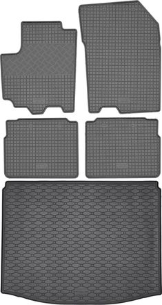 OEM Juego De Alfombrillas De Goma Para Coche Y Alfombrilla Para Maletero Para Suzuki Sx4 Ii S-cross Suv (09.2013-10.2021)