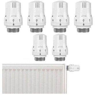 OEM Paquete De 6 Cabezales Termost&aacute;ticos Para Radiador - V&aacute;lvula De Refrigeraci&oacute;n, Xu, Inteligente - Cabezal De Repuesto: Termostato Para Radiador - Cabez