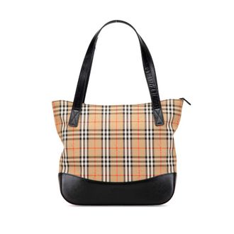 Burberry Pre-owned Burberry Haymarket Check Canvas Tote Ladies 2K24GJBGKBBCWB2A