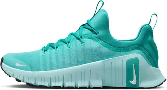 Nike Womens Free Metcon 6 Workout Shoes in Green | FJ7126-301