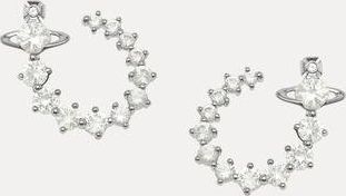Vivienne Westwood Lydia Earrings Silver Cubic Zirconia Women