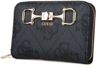 Guess Womens Wallet Coal Logo Polyurethane Bags