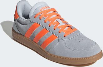 adidas Sneaker ADIDAS SPORTSWEAR BREAKNET SLEEK, Damen, Gr. 38,5, halo blau, lucid orange, gum10, Leder, Synthetik, Schuhe Sneaker