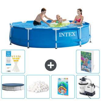 Intex Piscina Con Estructura Redonda - 305x76 Cm - 7-piezas S8