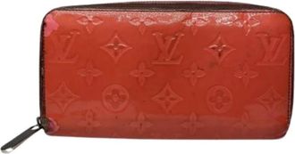 Louis Vuitton Pre-owned Leren Portemonnee - Dames - Vintage Accessoires - Rood - ONE Size - Leer - Vintage