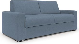 Divani.Store Sof&aacute; convertible con colch&oacute;n h20 cm 220 cm azul