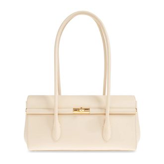 Dolce & Gabbana Marlene Schoudertas - Dames - Schoudertassen - Beige - ONE Size - Leer - Tassen