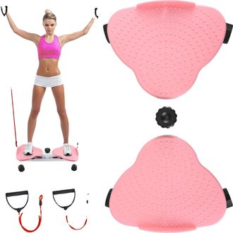 OEM Herramienta De Fitness Para Giros De Cintura, Capacidad De Carga De 100 Kg, Superficie Antideslizante, Color Rosa