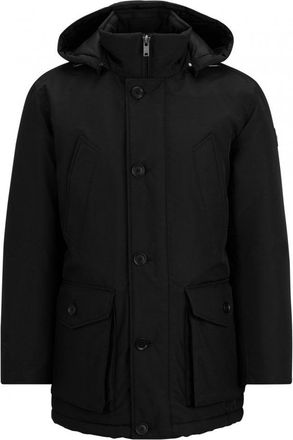 Boss Orange by Hugo Boss Osiass Mens Parka - Black - Size 42 (Chest)