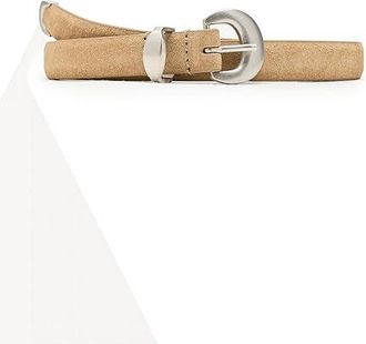 Madewell Lucie Belt- Suede Womens Belts Walnut Shell : 2XL