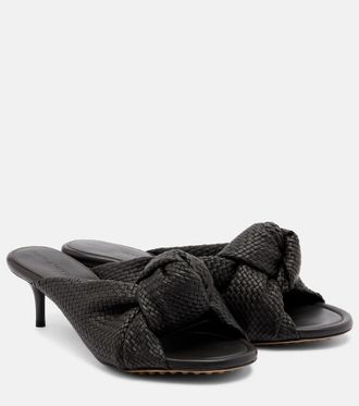 Bottega Veneta Cherry Intreccio leather sandals