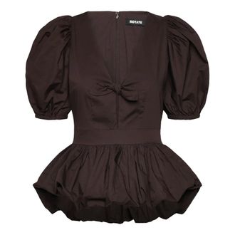 Rotate Rotate Birger Christensen, Dames, Blouses & Shirts, Zwart, Maat: M Katoen