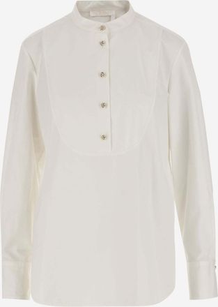 Chlo&eacute; Off White Long Sleeves Top