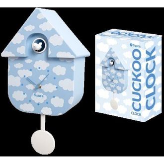 Fisura Reloj Cuc&uacute; - Fisura - Gris Con Esfera Blanca - 3 Modos De Sonido - Dimensiones 21,5 X 8 X 41,5 Cm