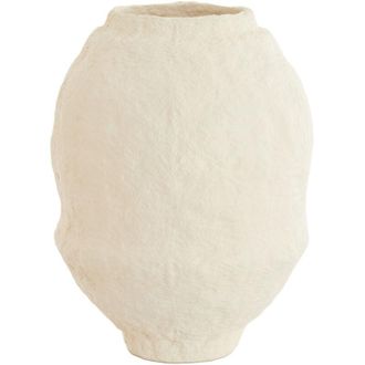 Light & Living Light&living - Vaas Leano En Cer&aacute;mica Mate Crema - &Oslash;45x60 Cm