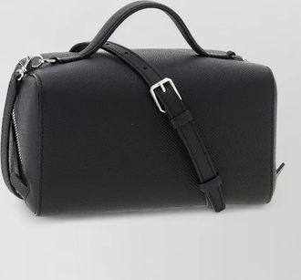 Valextra v line crossbody bag adjustable strap handle