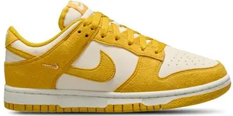 Nike Womens Dunk Low - Shoes Pale Ivory/Dark Sulfur/Metallic Gold Size 10.0