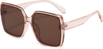 Generic Large Square Frame Men and For Women Sunshade Driving Sunglasses, Outdoor Holiday Decorative Glasses