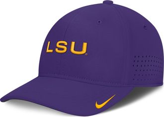Nike LSU Sideline Club Gameday Nike Mens Dri-FIT College Hat in Purple | NC5351LLSN-N24