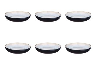 Bj&ouml;rn Borg Plato hondo IRIS &Oslash;22,5cm - 6 Piezas - Blanco marfil