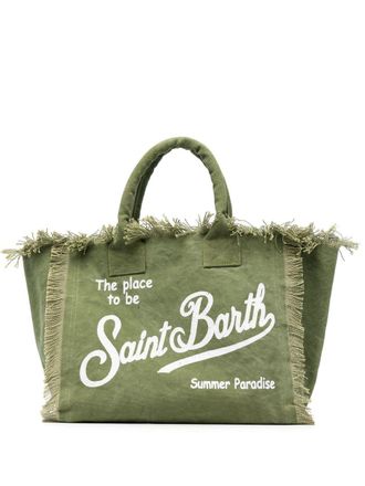 MC2 Saint Barth Borsa tote con stampa - Verde