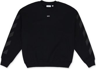 Off-white Black Cornely Diagonal Crewneck
