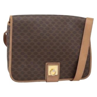 Celine Pre-owned Cross Body Bags, female, Brown, Size: ONE SIZE Pre-owned Vintage Shoulder Bag