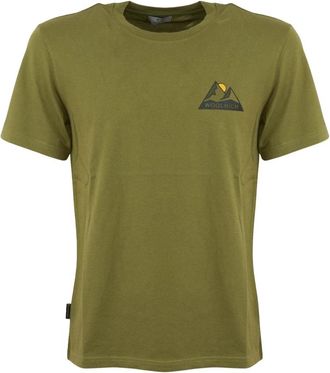 Woolrich T-shirts - Heren - T-shirts - Groen - S - Katoen - Tops