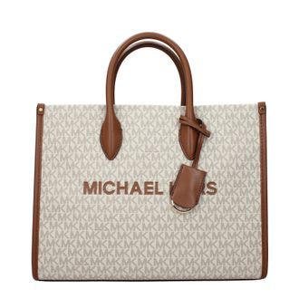 Michael Kors Handtassen Mirella Dames Stof Beige/Bruin
