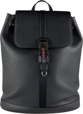 Gucci Black Leather Backpack (Pre-Owned)