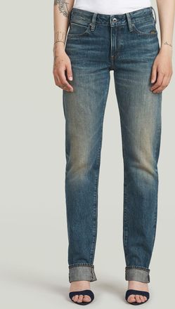G-Star G-STAR Lennoxx Slim Straight Jeans - Donkerblauw - Dames