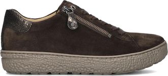 Hartjes Bruin Su&egrave;de Dames Sneakers - Dames - Sneakers - Bruin - 37 EU - Su&egrave;de - Schoenen