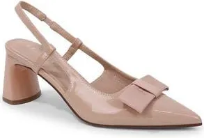 Berness Block Heel Slingback Sandal in Beige at Nordstrom Rack, Size 6.5