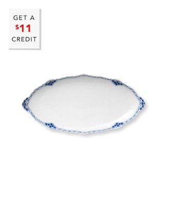 ROYAL COPENHAGEN 9.5In Princess Oval Accent Dishwith $11 Credit