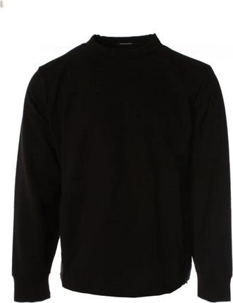 C.P. Company Stretch Fleece Mixed Sweater - Heren - Sweatshirts - Zwart - S - Katoen - Hoodies & sweatvesten