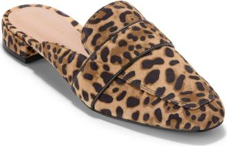 Cole Haan Pasha Embossed Mule in Leopard Print Suede at Nordstrom Rack, Size 5.5