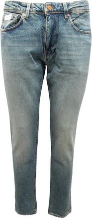Selected Slim Leon Jeans - Heren - Slim Fit Jeans - Blauw - W29 - Denim - Jeans