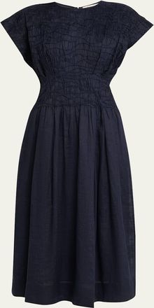 Sea New York Imogen Ramie Midi Dress