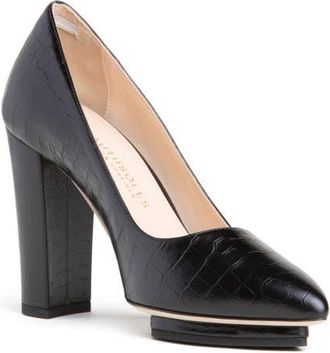 BEAUTIISOLES Pippa Leather Pump in Black at Nordstrom, Size 36.5