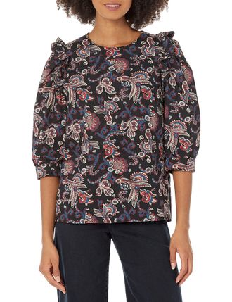 BA&SH Womens Rym Top, Multicolored, S