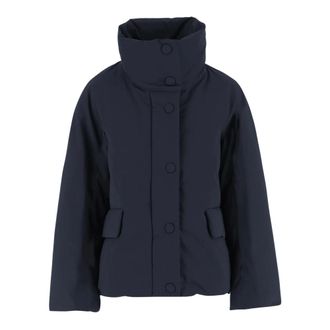 Aspesi Dames, Jassen, Blauw, Maat: M Katoen