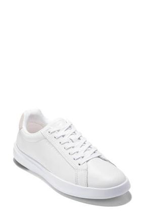 Cole Haan Grand Crosscourt Tennis Shoe in White Leather /Sesame Suede at Nordstrom Rack, Size 7.5