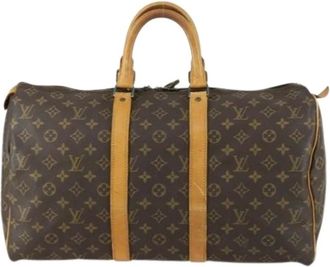 Louis Vuitton Pre-owned Weekend Bags, unisex, Brown, Size: ONE SIZE Pre-owned Keepall bag