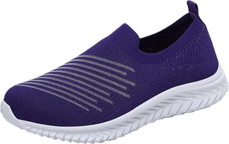 Generic Womens Arch Support Running Trainers Ladies Wide Fit Gym Shoes Flat-Bottom Mesh Comfortable Casual Womens Shoes Breathable Womens Walking for UK Sneak