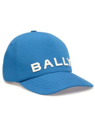 Bally logo-embroidered baseball cap - men - Cotton - 59 - Blue