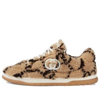 Gucci Mac80 sneaker Interlocking G embroidery - Beige Ebony 760429-FACKA-9743