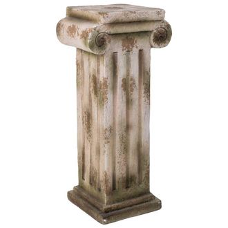 Wanderlust Deco Wanderlust Deco - Columna Decorativa Color Piedra, 28x21x60h Cm
