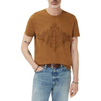 Tシャツ・カットソー CARUSO COTTON KNIT T-SHIRT 29 cotton activity embroidery T-Shirt (M) | フルマークス
