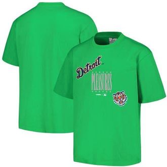 Pleasures Mens PLEASURES Green Detroit Tigers Repurpose T-Shirt at Nordstrom, Size Medium