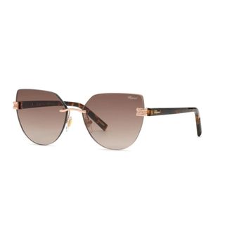 Chopard Ice Cube Sunglasses - female - Chopard - Sunglasses - Brown - 60 MM - Accessories